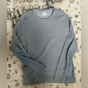 Zara Men's Gray Sweater